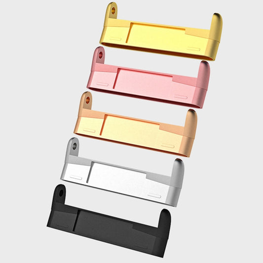 For Fitbit Versa 4 / Versa 3 / Sense 2 1 Pairs Watch Band Connector(Gold) by buy2fix