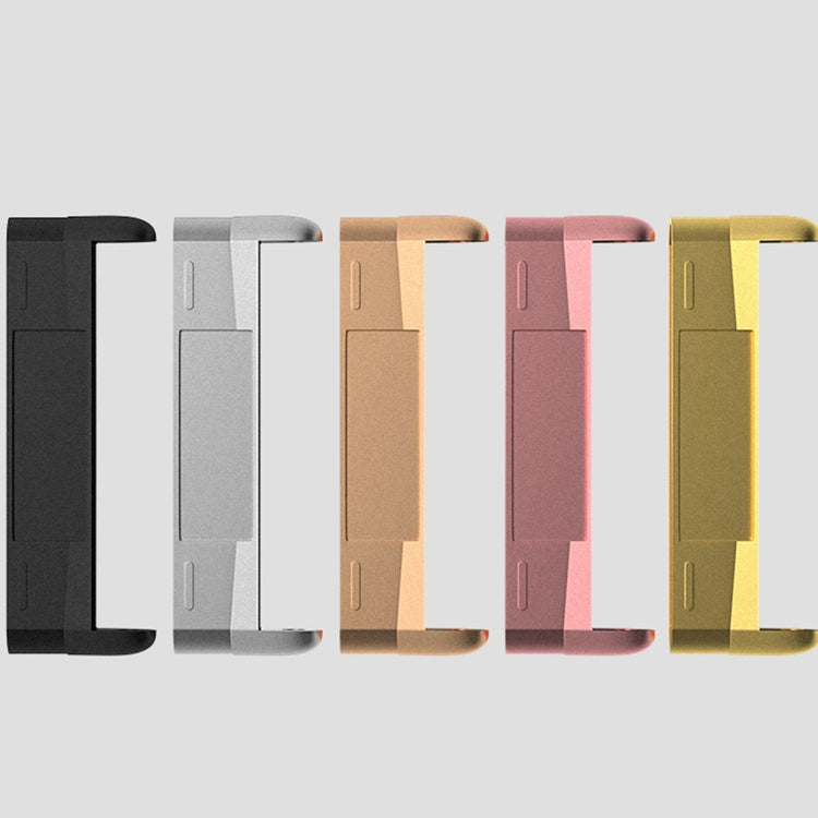 For Fitbit Versa 4 / Versa 3 / Sense 2 1 Pairs Watch Band Connector(Gold) by buy2fix