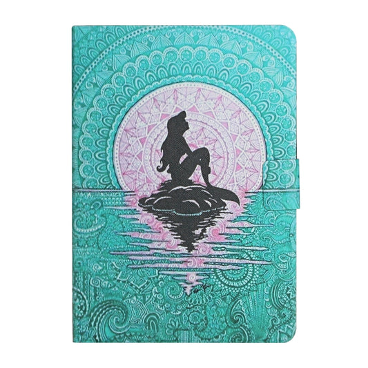 For iPad 2025 / 2022 Colored Drawing Pattern Flip Leather Smart Tablet Case(Mermaid) by buy2fix