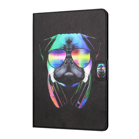 For iPad 2025 / 2022 Colored Drawing Pattern Flip Leather Smart Tablet Case(Eye Dog) by buy2fix