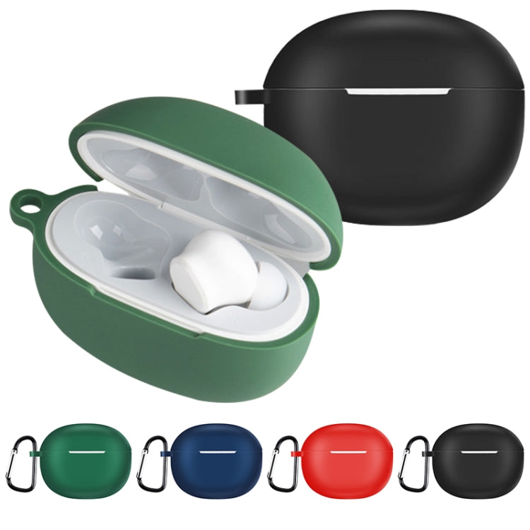 For Realme T100 Wireless Earphone Silicone Protective Case(Red) by buy2fix