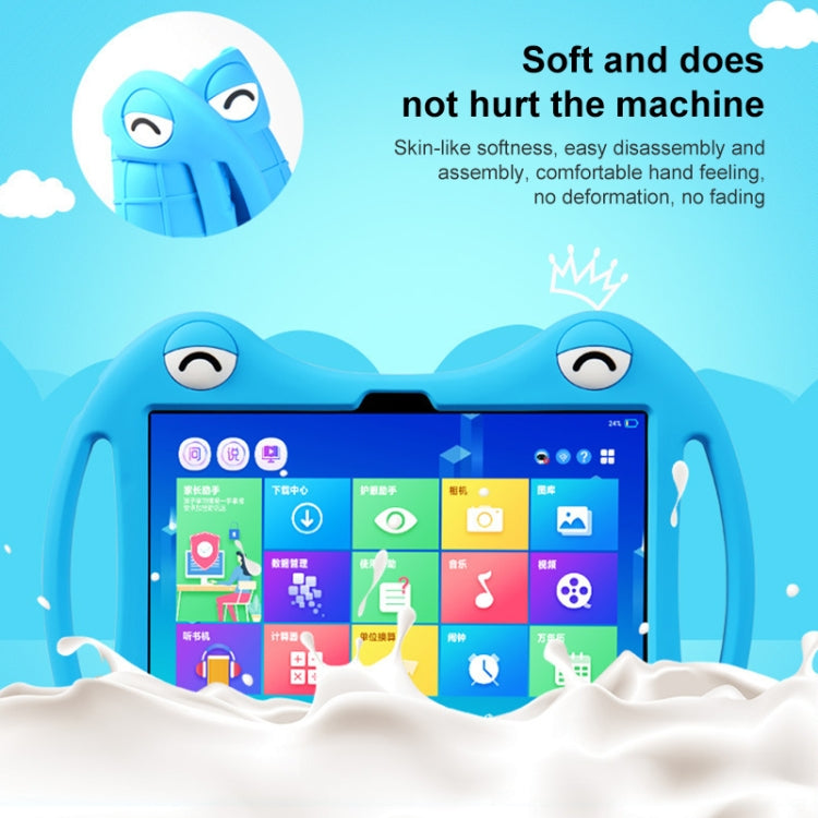 For Alcatel 3T 10 2020 Silicone Shockproof Protective Tablet Case(Blue) by buy2fix