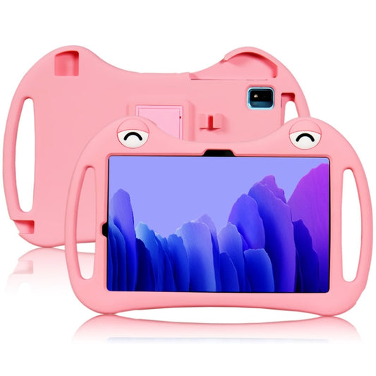 For TCL Tab Pro 5G Cartoon Silicone Shockproof Protective Tablet Case with Stand & Pen Slot(Pink) by buy2fix