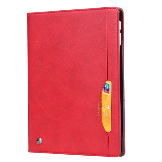 For iPad 2025 / 2022 Knead Skin Texture Flip Leather Smart Tablet Case(Red) by buy2fix
