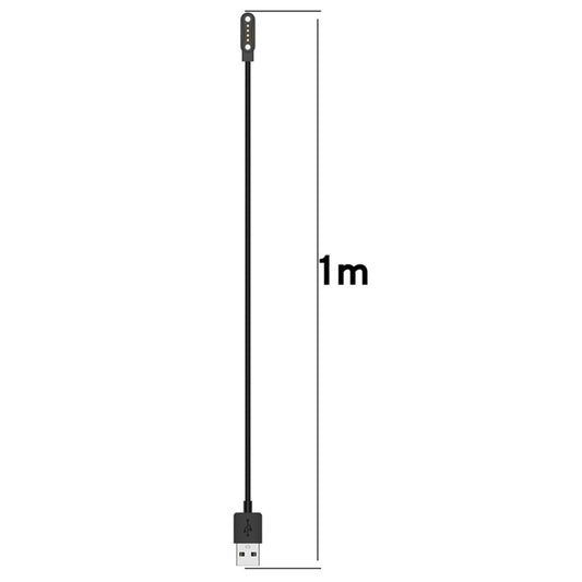 For Ticwatch GTH2 Magnetic Charger USB Smart Watch Charging Cable, Length:1m by buy2fix