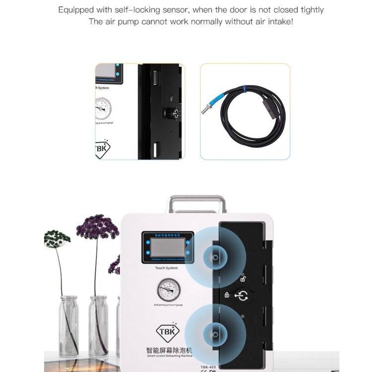 TBK 405 intelligent LCD Screen OCA Bubble Remover Machine, Plug:US Plug by TBK