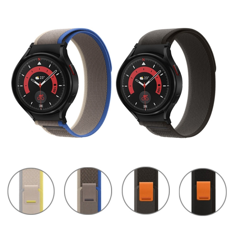 For Samsung Galaxy Watch 5 Pro / Watch4 Classic Loop Nylon Watch Band(Black) by buy2fix