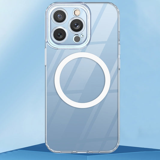 For iPhone 14 Simple Transparent Magsafe Phone Case by buy2fix