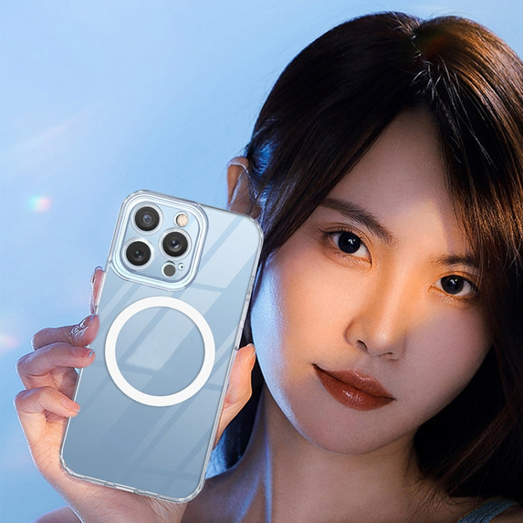 For iPhone 11 Pro Simple Transparent Magsafe Phone Case by buy2fix