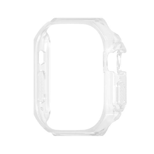 For Apple Watch Ultra 3 / 2 / 1 49mm Mijobs Ultra-thin Bezel PC Watch Case(Transparent White) by MIJOBS