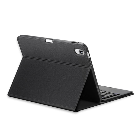 For iPad 10th Gen 10.9 2022 DUX DUCIS TK Series Bluetooth Keyboard Leather Case with Touchpad & Smart Sleep Function(Black) by DUX DUCIS