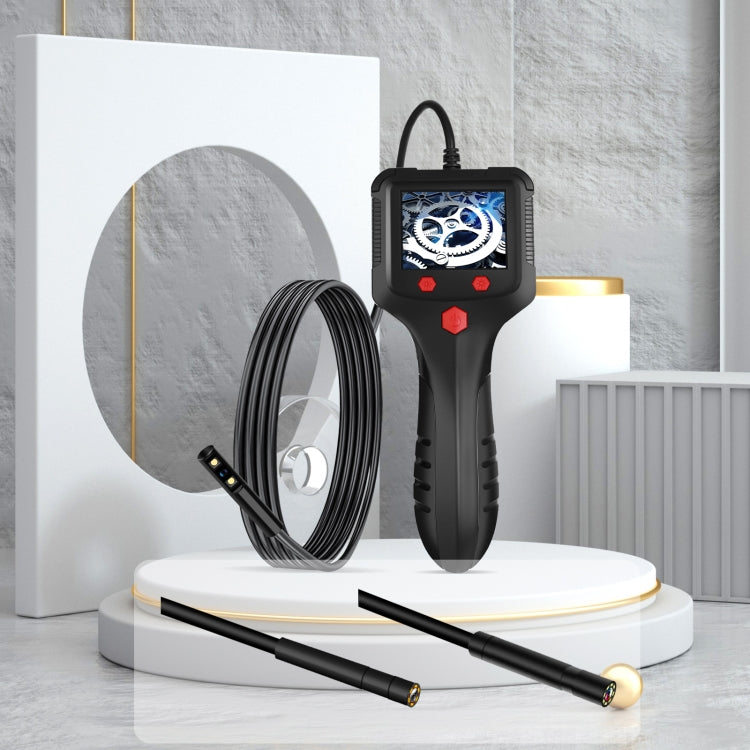 P100 8mm Side 2.4 inch HD Handheld Endoscope Hardlinewith with LCD Screen, Length:5m by buy2fix