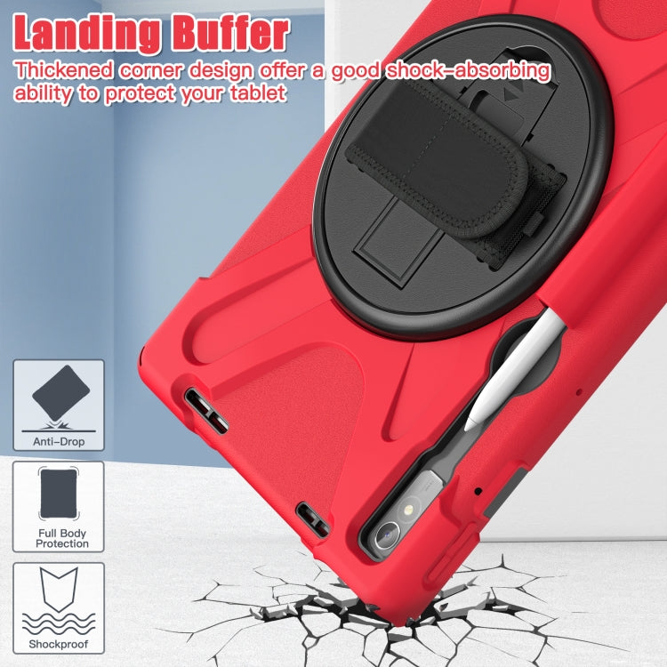 For Lenovo Tab P11 Pro Gen 2 Silicone + PC Protective Tablet Case(Red) by buy2fix