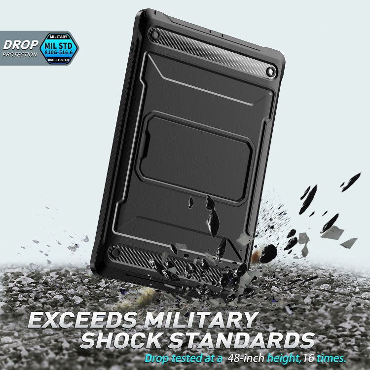 For Samsung Galaxy Tab A8 10.5 2021 Explorer Tablet Protective Case (Black) by buy2fix