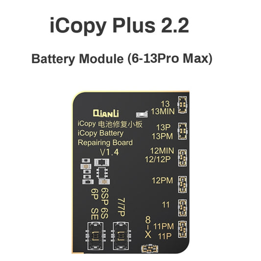 For iPhone 6 - 13 Pro Max Qianli iCopy Plus 2.2 Repair Detection Programmer, Model:Battery Module by QIANLI