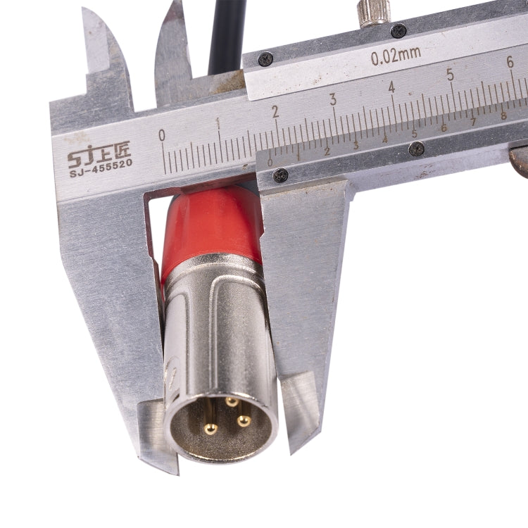 TC227YXK402-03 3.5mm Female to Dual XLR 3pin Male Audio Cable, Length: 30cm(Red Black) by buy2fix