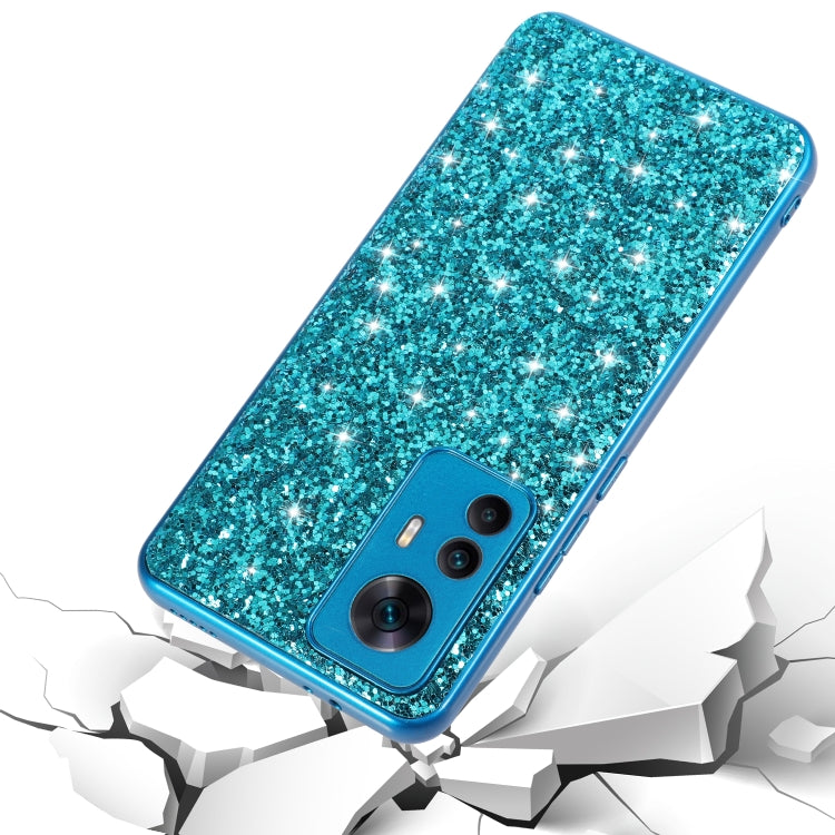 For Xiaomi 12T Pro Glitter Powder Shockproof TPU Protective Case(Silver) by buy2fix