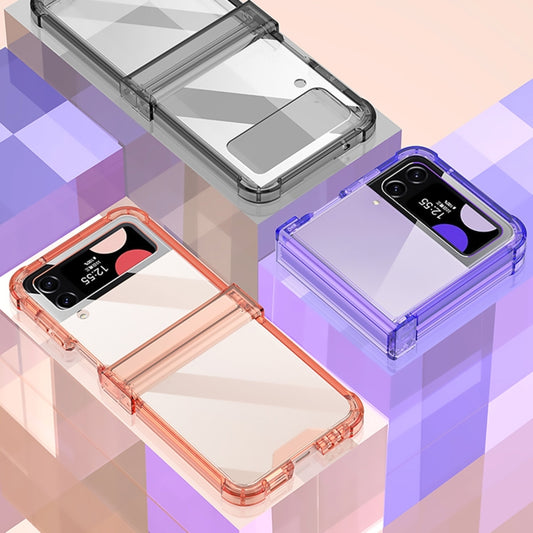 For Samsung Galaxy Z Flip4 GKK Airbag Hinge Shockproof Phone Case(Orange) by GKK