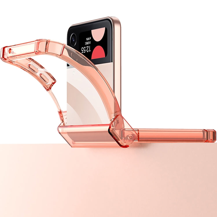 For Samsung Galaxy Z Flip4 GKK Airbag Hinge Shockproof Phone Case(Transparent) by GKK