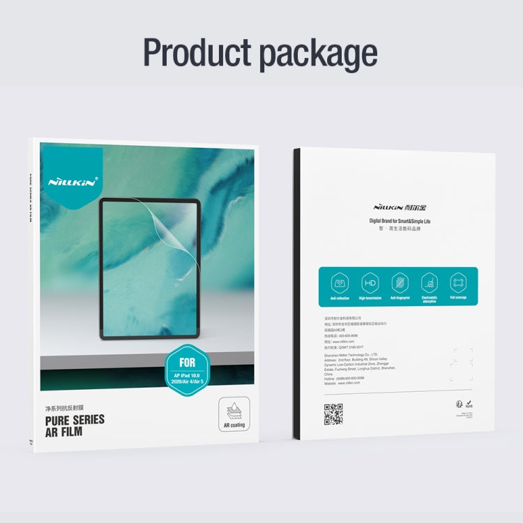 For iPad Air 5 2020 10.9/Air 4 2021 NILLKIN Net Series Anti-Reflection Tempered Film by NILLKIN