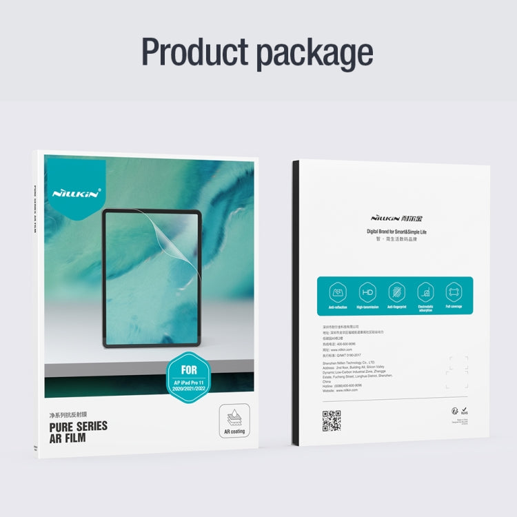 For iPad Pro 11 2020/2021/2022 NILLKIN Net Series Anti-Reflection Tempered Film by NILLKIN