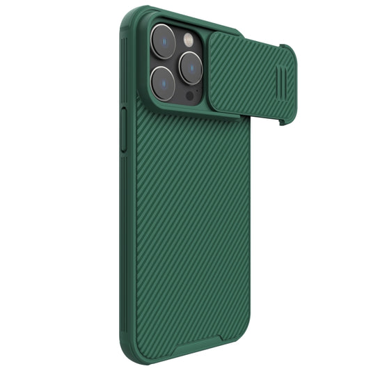 For iPhone 14 Pro Max NILLKIN CamShield S Magnetic Magsafe Case(Green) by NILLKIN