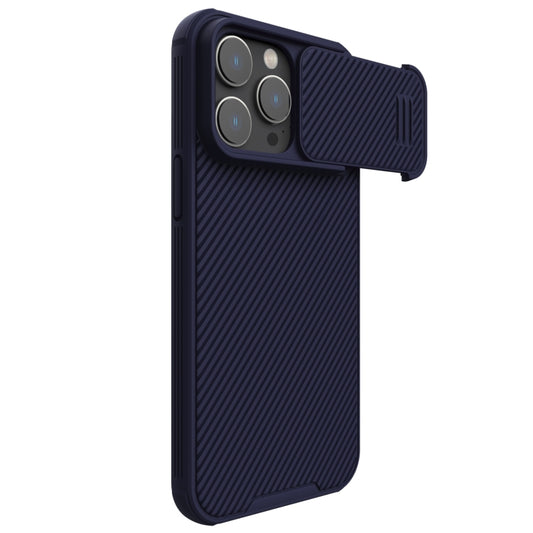 For iPhone 14 Pro Max NILLKIN CamShield S Magnetic Magsafe Case(Royal Blue) by NILLKIN