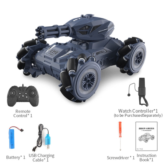 JJR/C Q126 Spray Bomb Drift Remote Control Car, Specification:Double Control Universal Wheel(Blue) by JJR/C