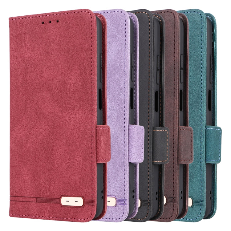 For Motorola Edge 30 Ultra / Moto X30 Pro Magnetic Clasp Flip Leather Phone Case(Purple) by buy2fix