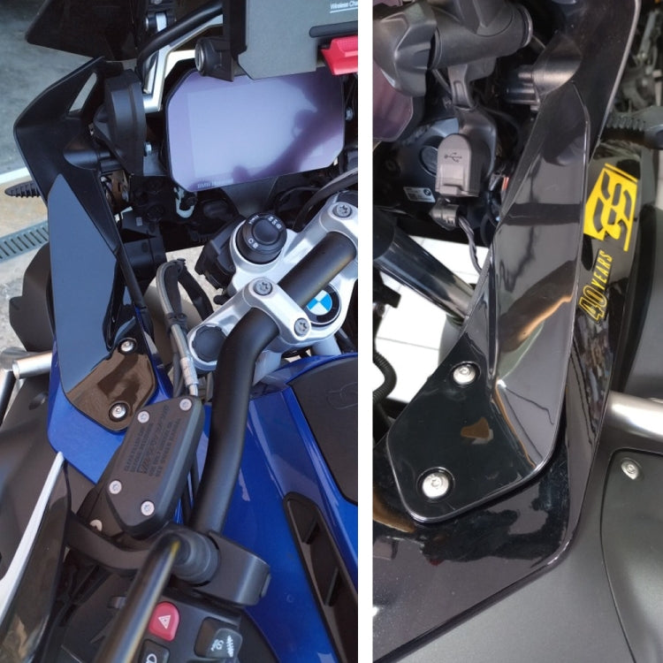 For BMW R1200GS / R1250GS ADV 2014-22 Motorcycle Side Windshield(Black) by buy2fix