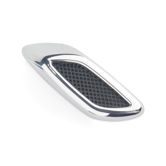 2 in 1 Car Hood Frame Decorative Stickers Fender Air Outlet Stickers (Silver) by buy2fix