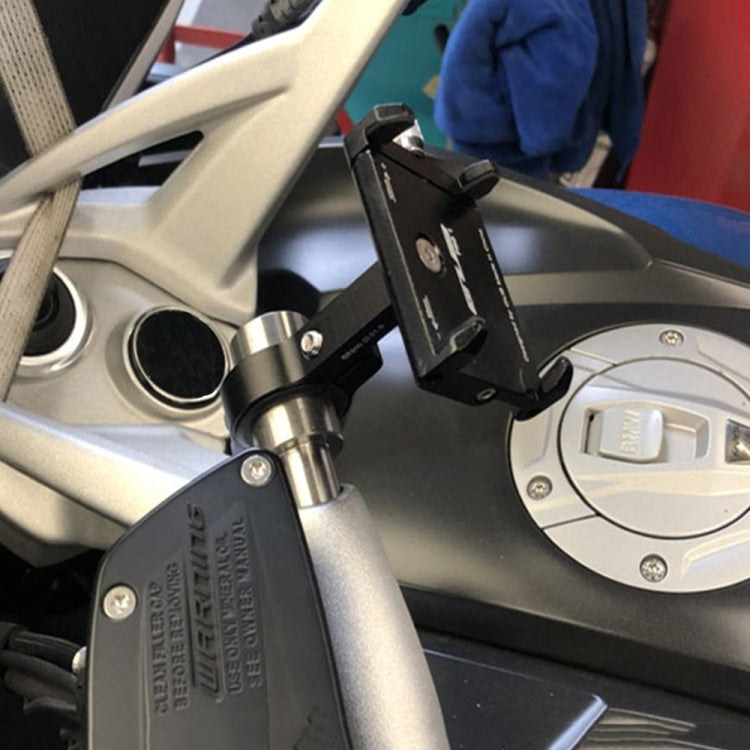 For BMW K1600GT R1200RT M-L012 1 Pair Motorcycle Extension Bar Phone Navigation Holder by buy2fix