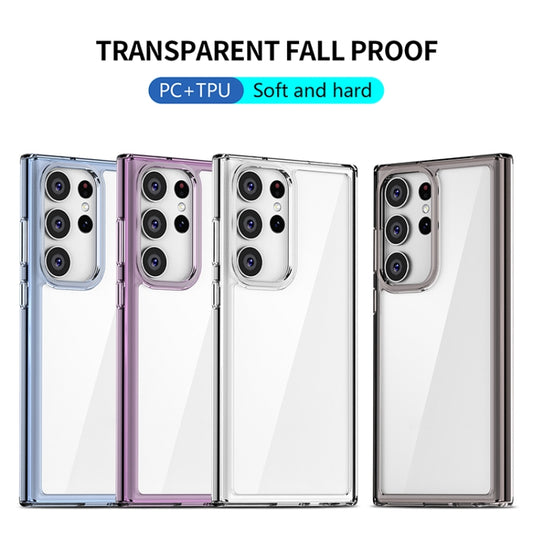 For Samsung Galaxy S23 Ultra 5G iPAKY Transparent PC + TPU Phone Case(Transparent) by iPAKY