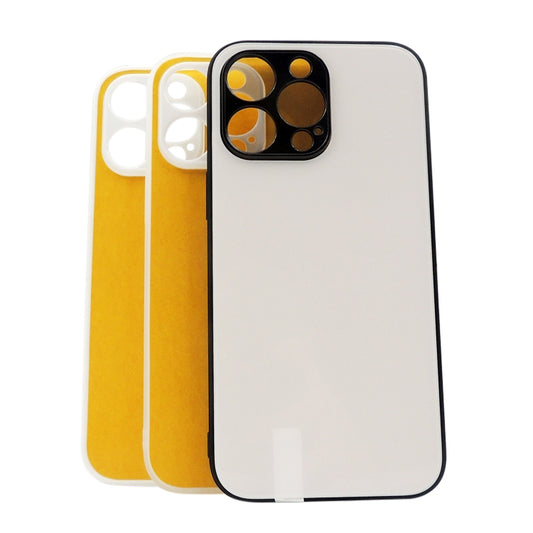For iPhone 14 Pro 10pcs Thermal Transfer Glass Phone Case(Transparent) by buy2fix