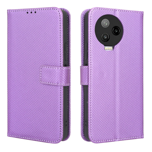 For Infinix Note 12 Pro 4G X676B Diamond Texture Leather Phone Case(Purple) by buy2fix