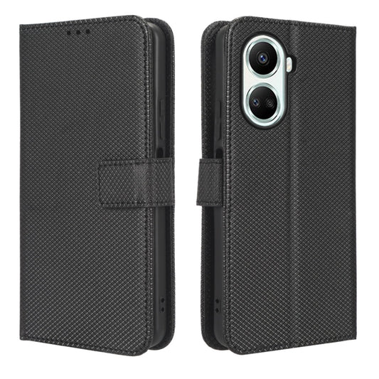 For Huawei nova 10 SE Diamond Texture Leather Phone Case(Black) by buy2fix