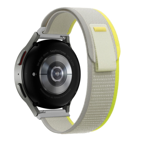 22mm Universal Loop Nylon Watch Band(Yellow Beige) by buy2fix