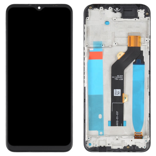 OEM LCD Screen For Tecno Spark 7T Digitizer Full Assembly with Frame by buy2fix