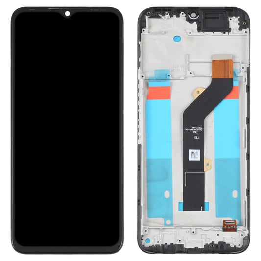 OEM LCD Screen For Tecno Spark 7 Digitizer Full Assembly with Frame by buy2fix