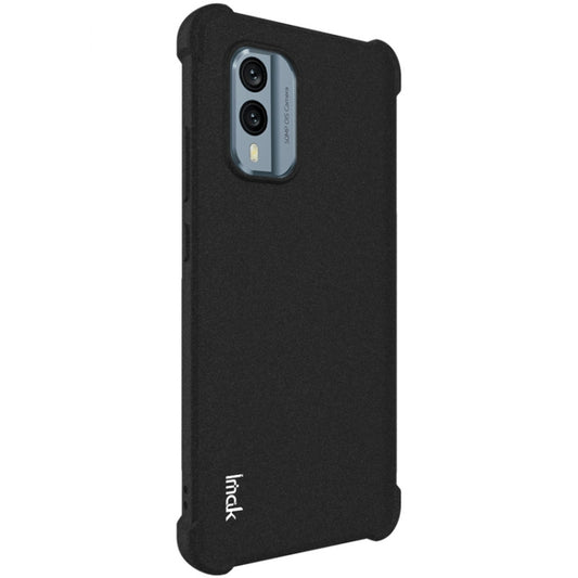 For Nokia X30 5G imak Shockproof Airbag TPU Phone Case(Matte Black) by imak