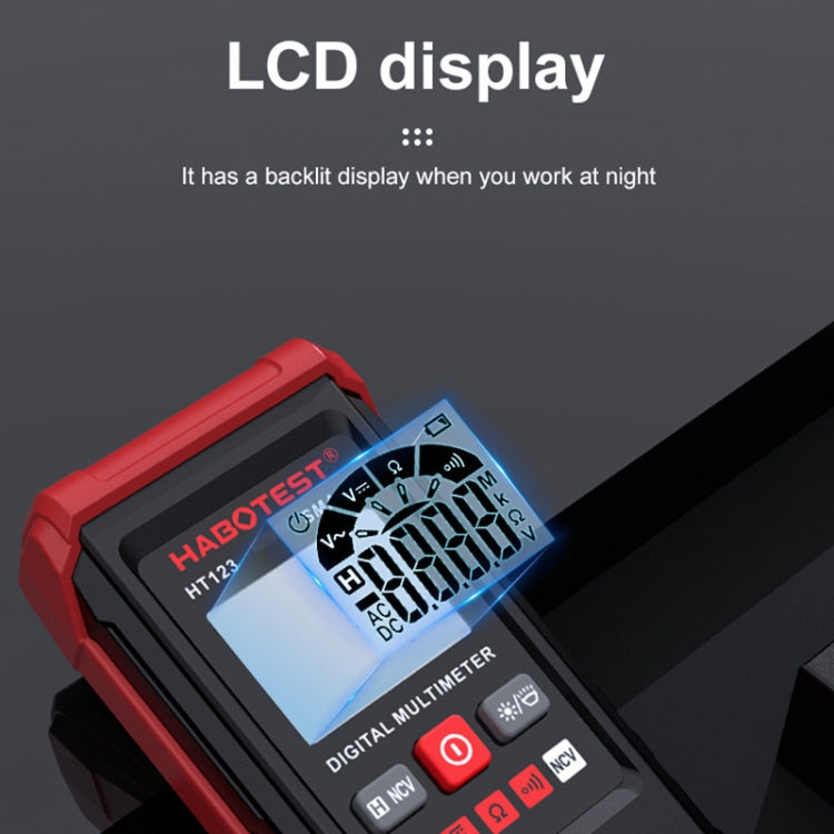 HABOTEST HT123 Mini High-precision Digital Multimeter by HABOTEST