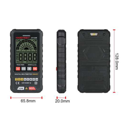 HABOTEST HT124B+ Mini Digital Display High-precision Multimeter by HABOTEST