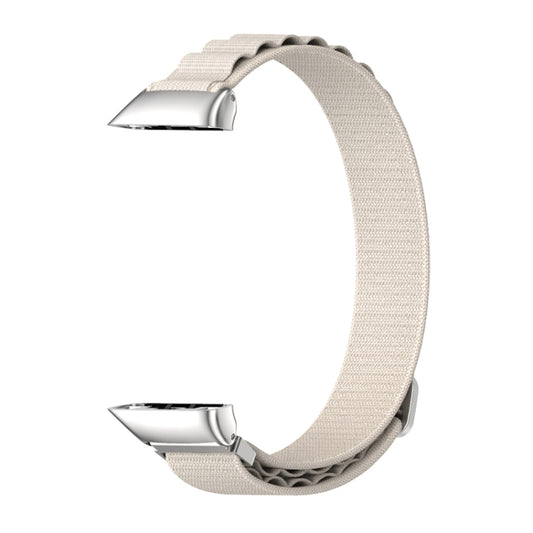 For Huawei Band 6 / Honor Band 6 / 7 MIJOBS Nylon Breathable Watch Band(Grey Silver) by MIJOBS