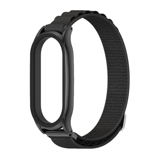 For Xiaomi Mi Band 7 / 7 NFC MIJOBS PLUS Nylon Breathable Watch Band(Black) by MIJOBS