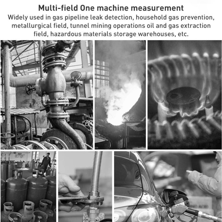 HABOTEST HT601B Combustible Gas Detector Thousand Battery Model with Numerical Display by HABOTEST