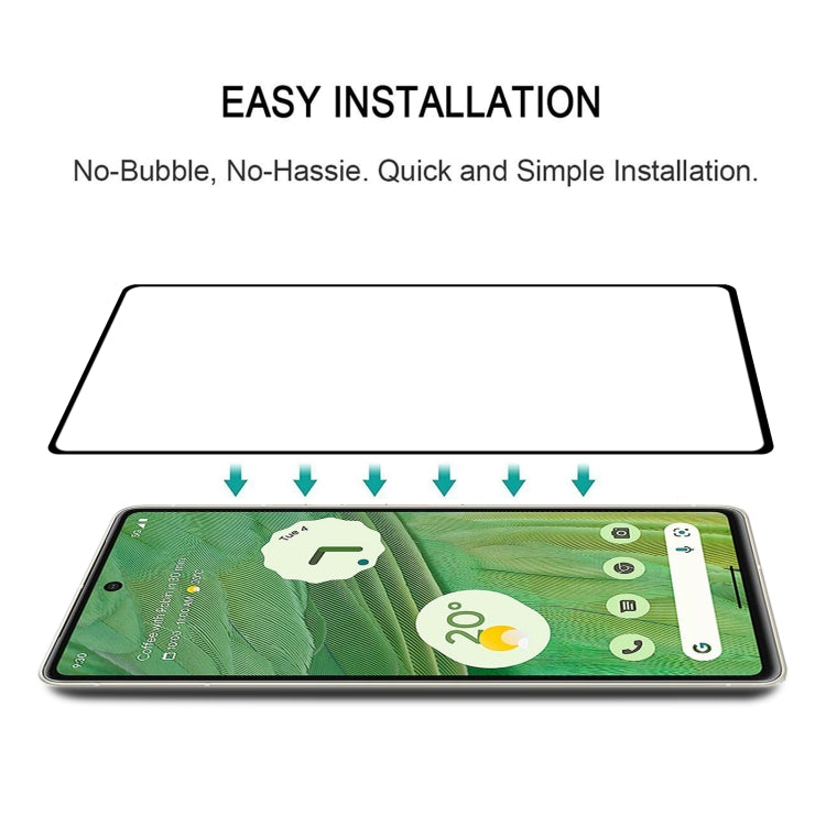 For Google Pixel 7 25pcs Full Glue Full Cover Screen Protector Tempered Glass Film by buy2fix