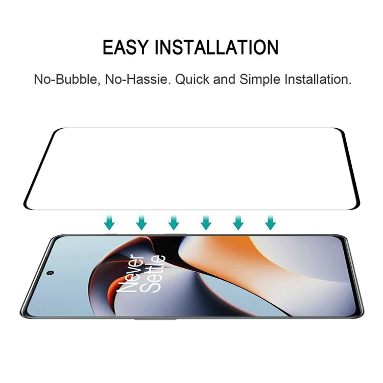 For OnePlus 11R 3D Curved Edge Full Screen Tempered Glass Film by buy2fix