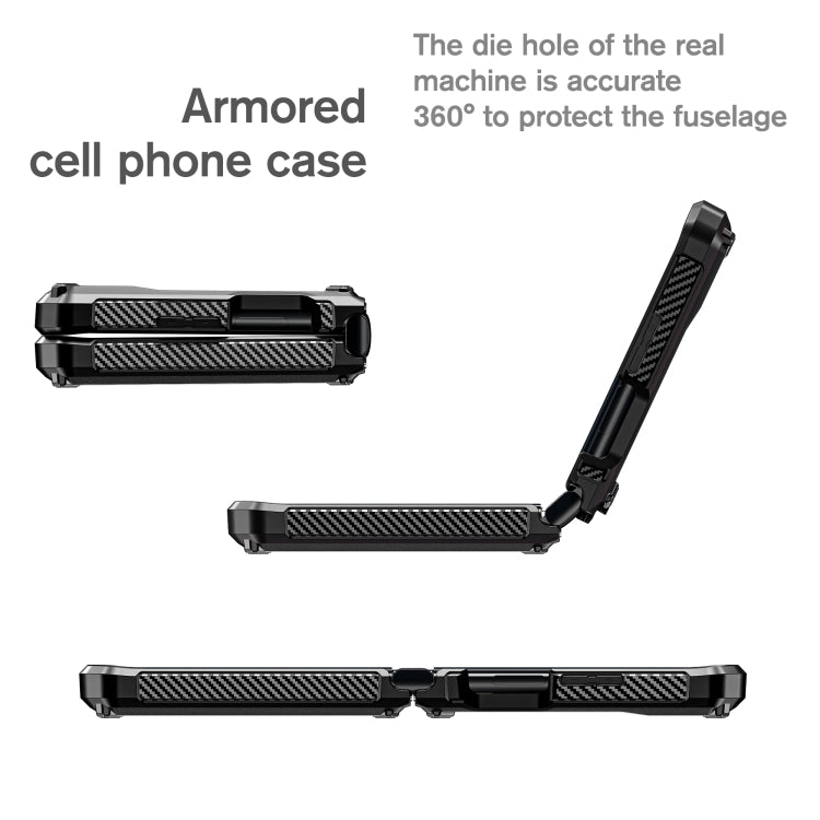 For Motorola Razr 2022 All-inclusive Shockproof Folding Phone Case(Black) by buy2fix