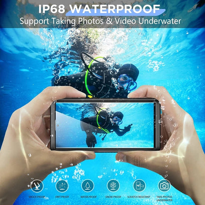For Samsung Galaxy S23 Ultra 5G RedPepper 360 Full Body Life Waterproof Phone Case(Black) - Galaxy S23 Ultra 5G Cases by RedPepper | Online Shopping UK | buy2fix