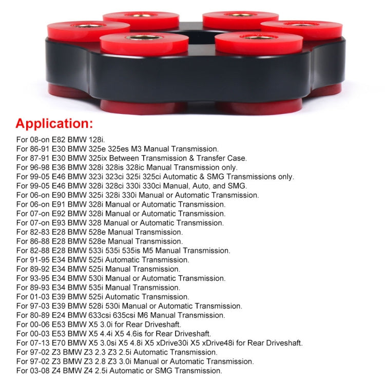 For BMW E46 Manual Trans Drive Shaft Flex Joint Disc by buy2fix